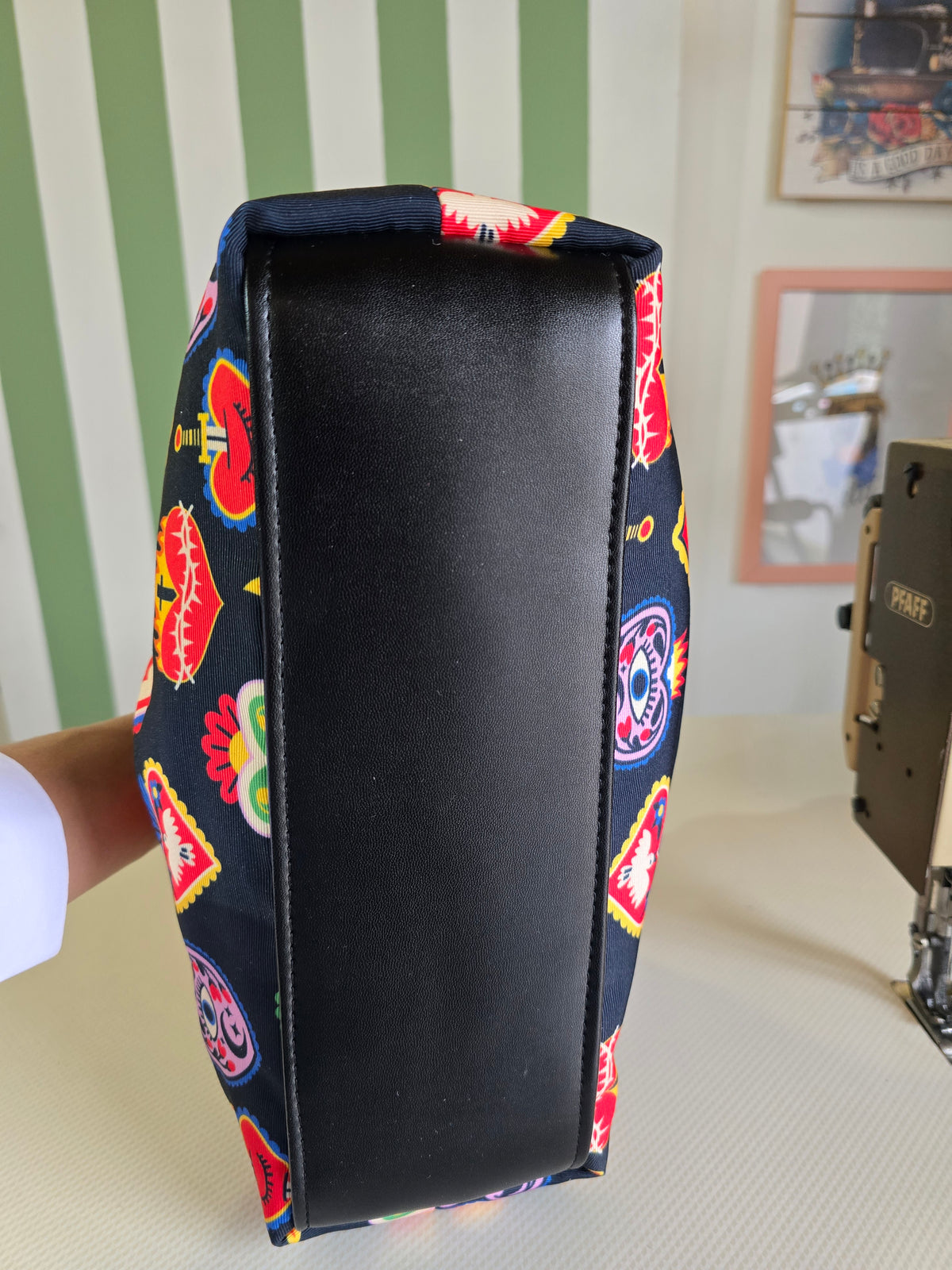 BORSA CLIC CLAC tracolla regolabile ex voto multicolor