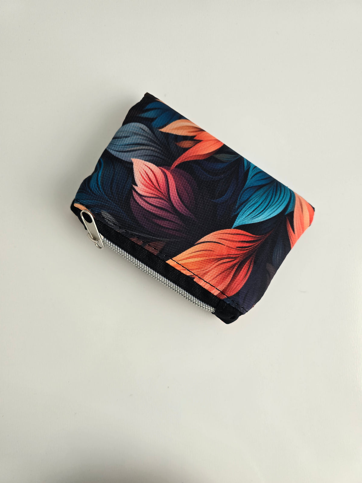 MINI WALLET - portafoglio compatto|foglie multicolor