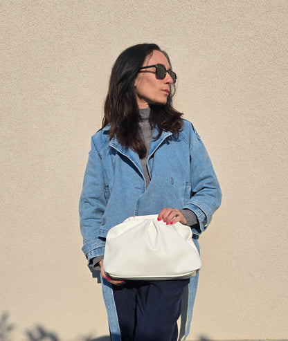 BORSA CLIC CLAC bianco