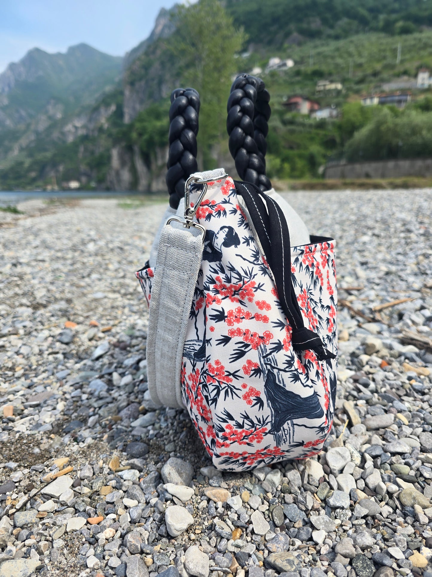 "L'ORGANIZZATA" grigio chiaro/geisha