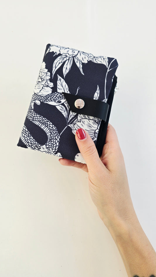 MINI WALLET ~ fiori serpenti (pre-order, in produzione dal 10/10)