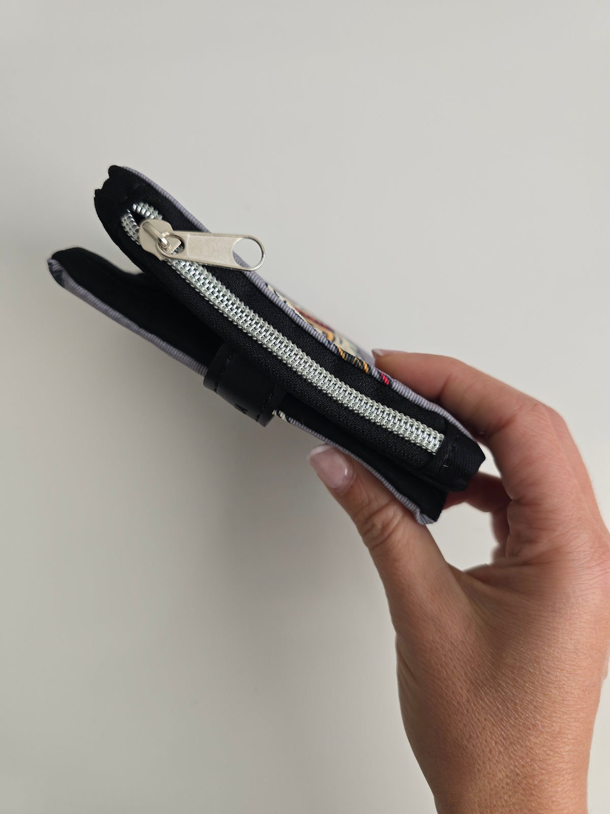 MINI WALLET - portafoglio compatto|tattoo grigio