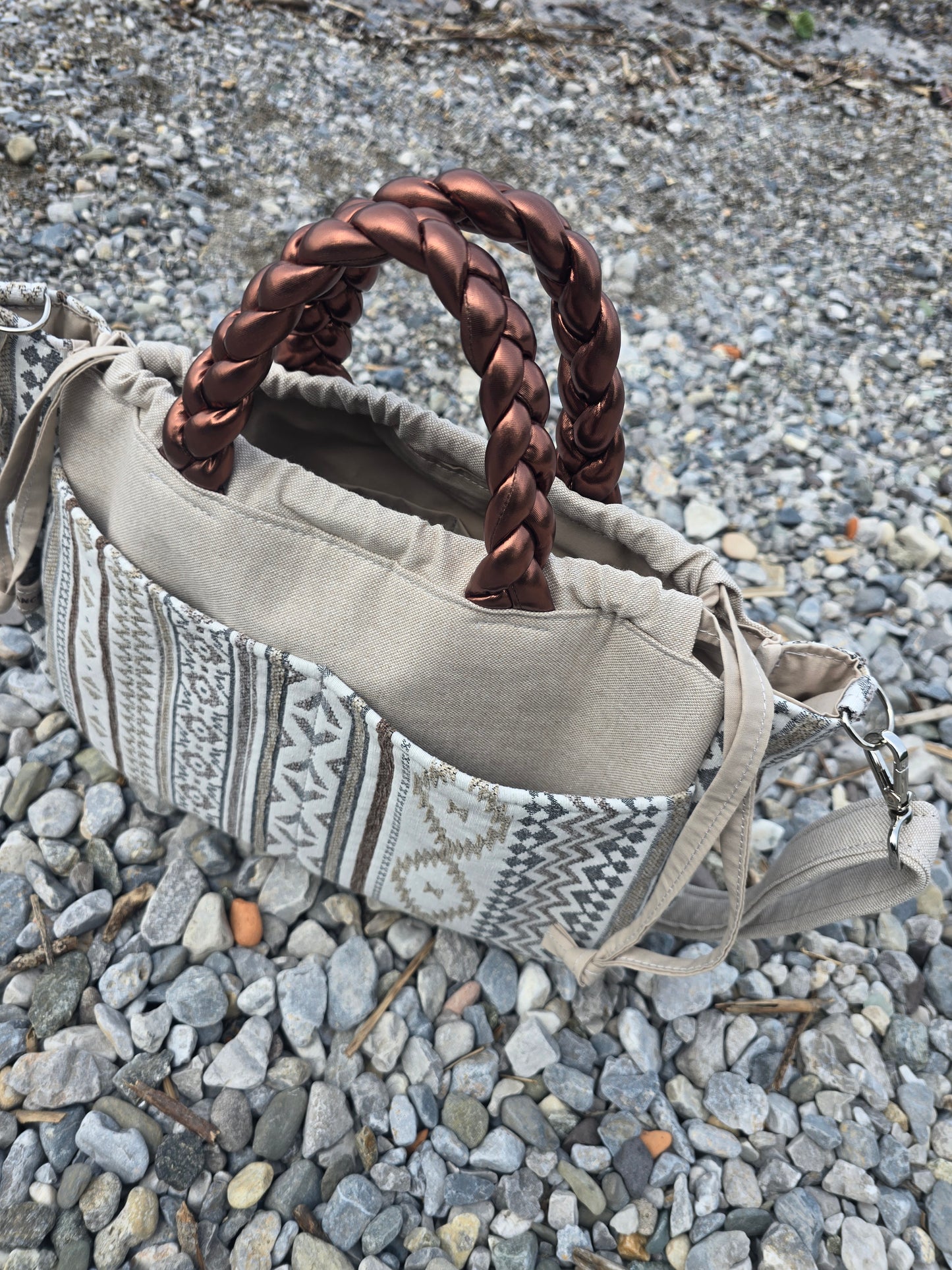 "L'ORGANIZZATA" corda chiaro/ boho